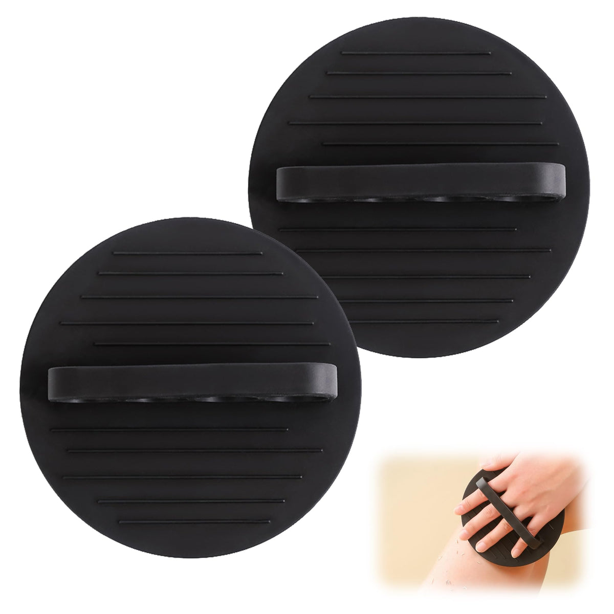 Exfoliating Body Scrub Pad with Non-Slip Hand Strap