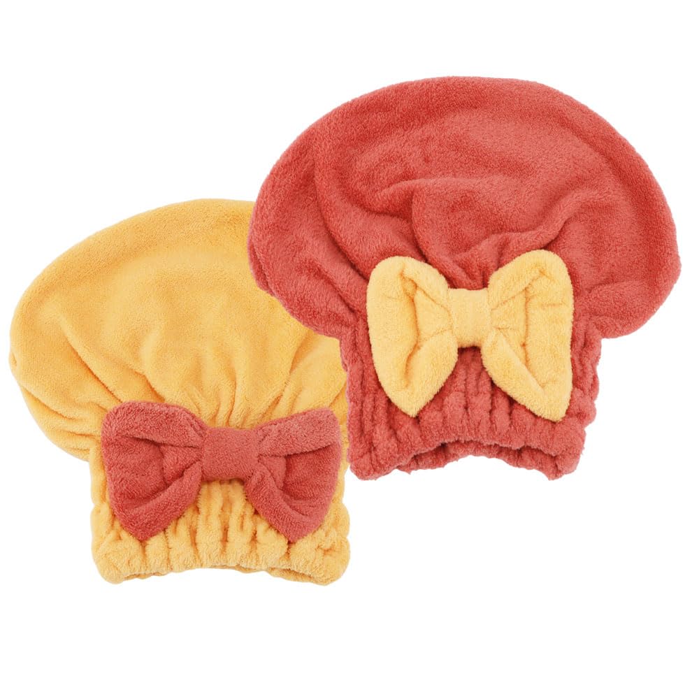 2Pcs Microfiber Hair Wrap Hair Drying Cap Hair Plopping Cap Towel Curly Hair Drying Towel Wrap for Women (Blue and Pink), Small