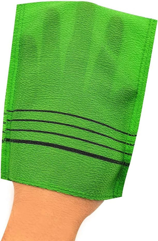 Korean Italy Towel Genuine Korean Exfoliating Scrub Bath Mitten 20Pcs Green
