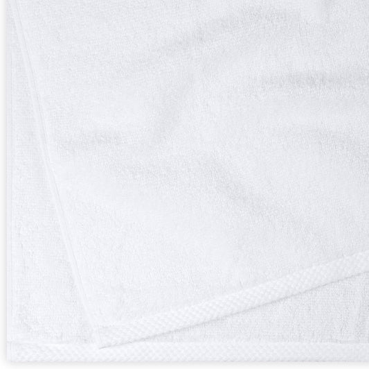 Amazon Basics 2-Piece Quick-Dry Oversize Bath Towel, 100% Cotton, 54" x 30", White