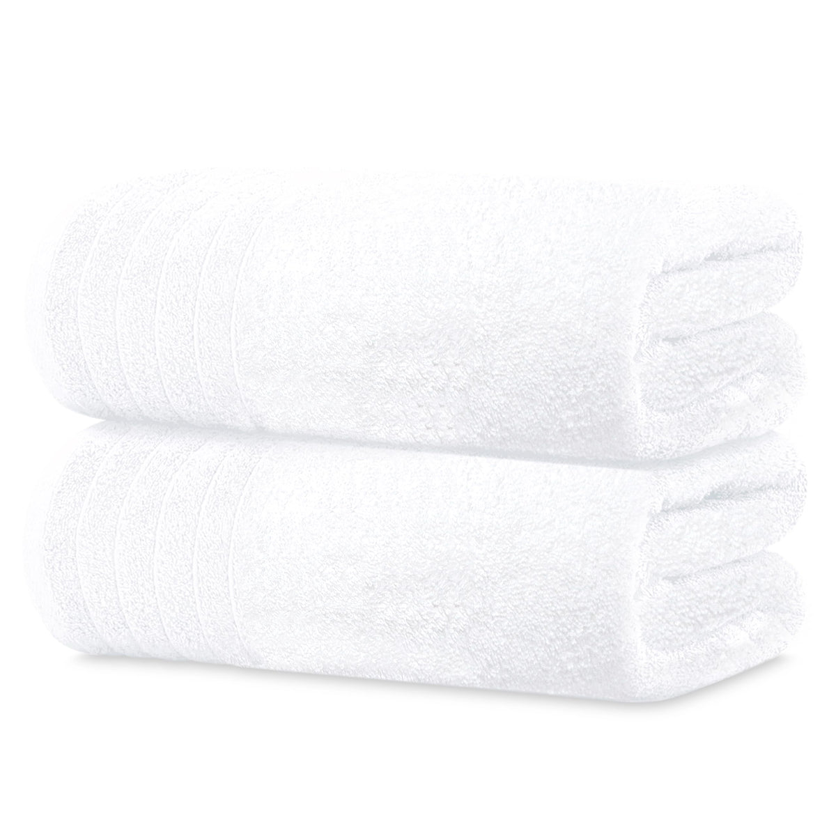 Tens Towels 2 Piece Extra Large Bath Sheets 35 x 70 Inches, Beige