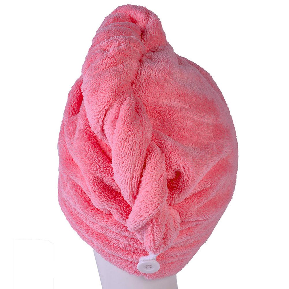 YYXR Microfiber Hair Drying Towel Ultra Absorbent Twist Hair Turban Drying Cap Hair Wrap