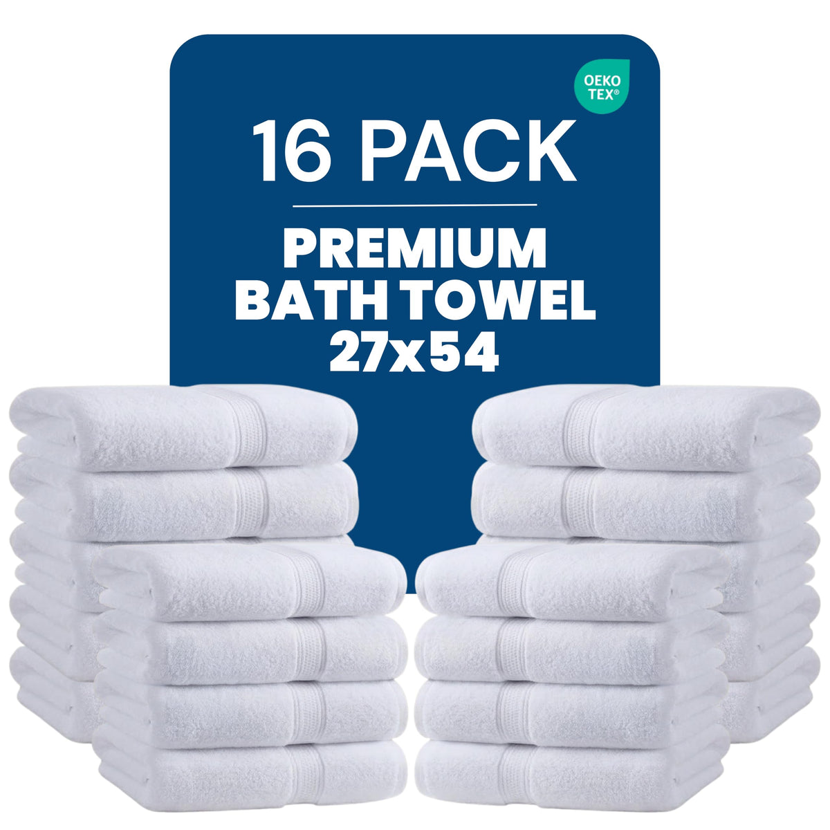 Utopia Towels 4 Pack Premium Bath Towels, 27x54 in, 600 GSM Cotton Black