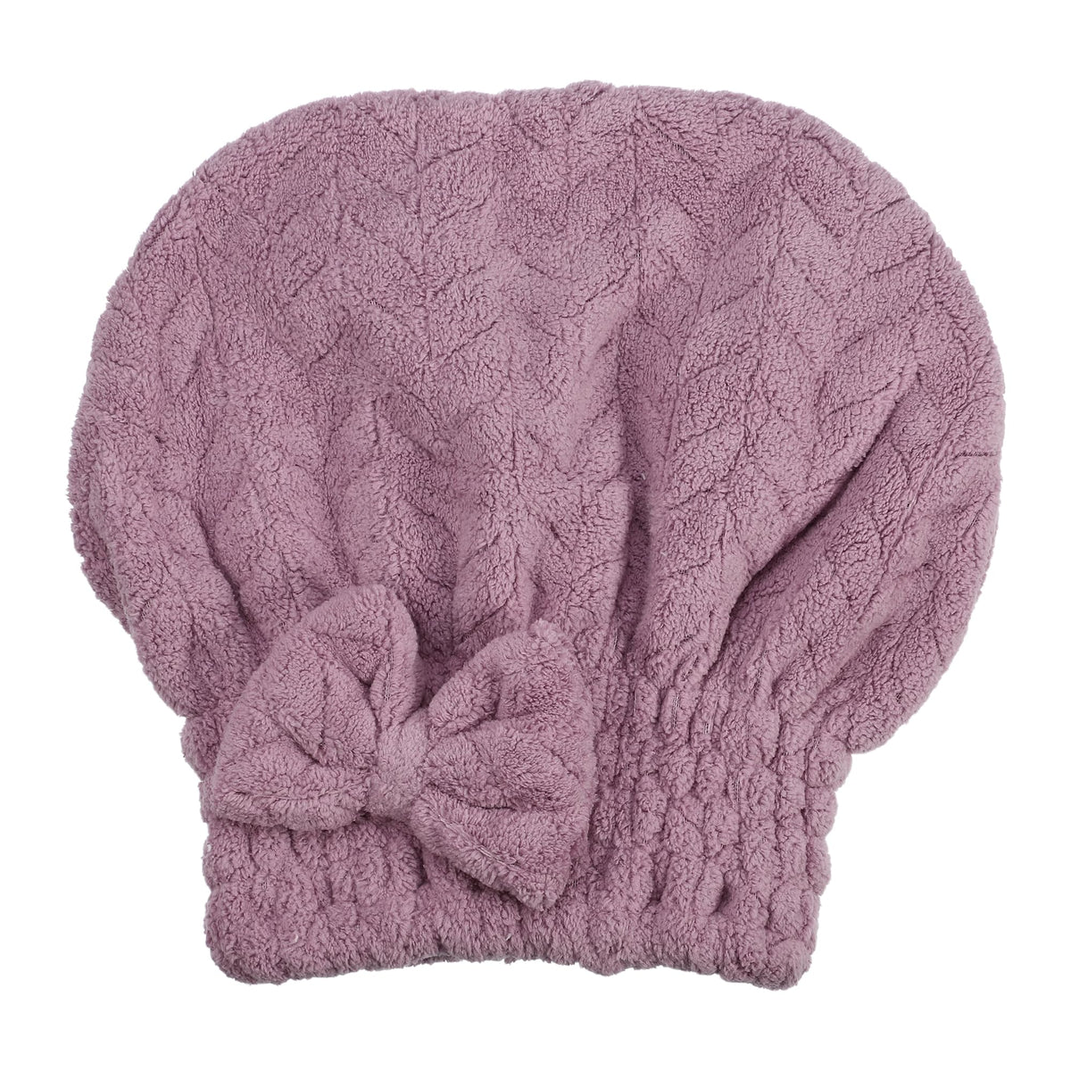 VOCOSTE Diamond Shape Hair Drying Towel Dry Cap, Quick Drying, Lightweight Strong Absorbent, for After Bath Drying Hair, Purple