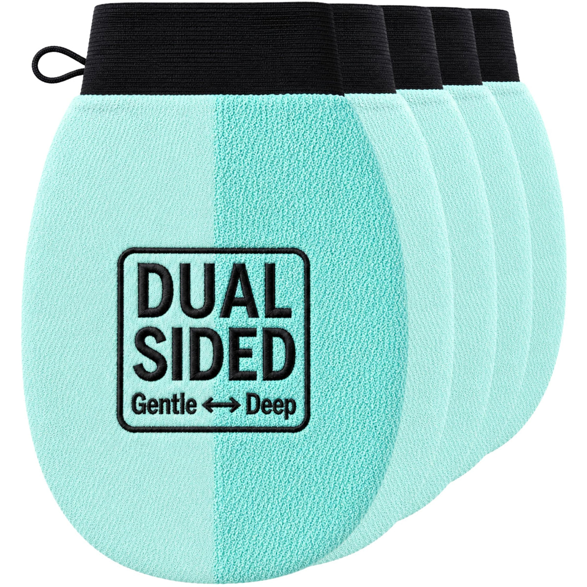 Exfoliating Glove, Korean Mitt & Body Scrubber Loofah Washcloth for Shower