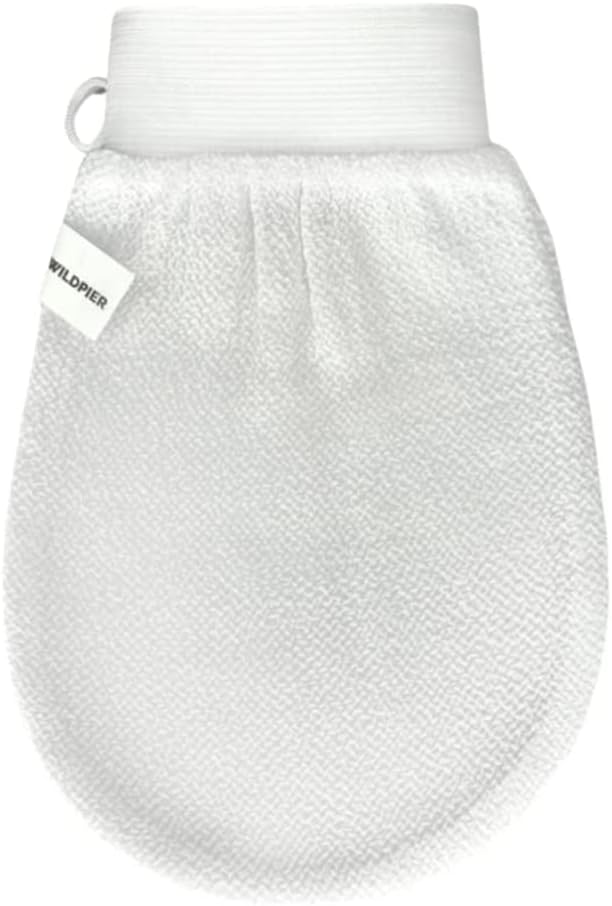 Wildpier Beauty Deep Exfoliating Glove - Biodegradable Viscose, Body Exfoliator Improves Skin Texture, Exfoliating Face Scrub Reduces Acne, Dead Skin Remover for Body, Body Scrubber Exfoliator