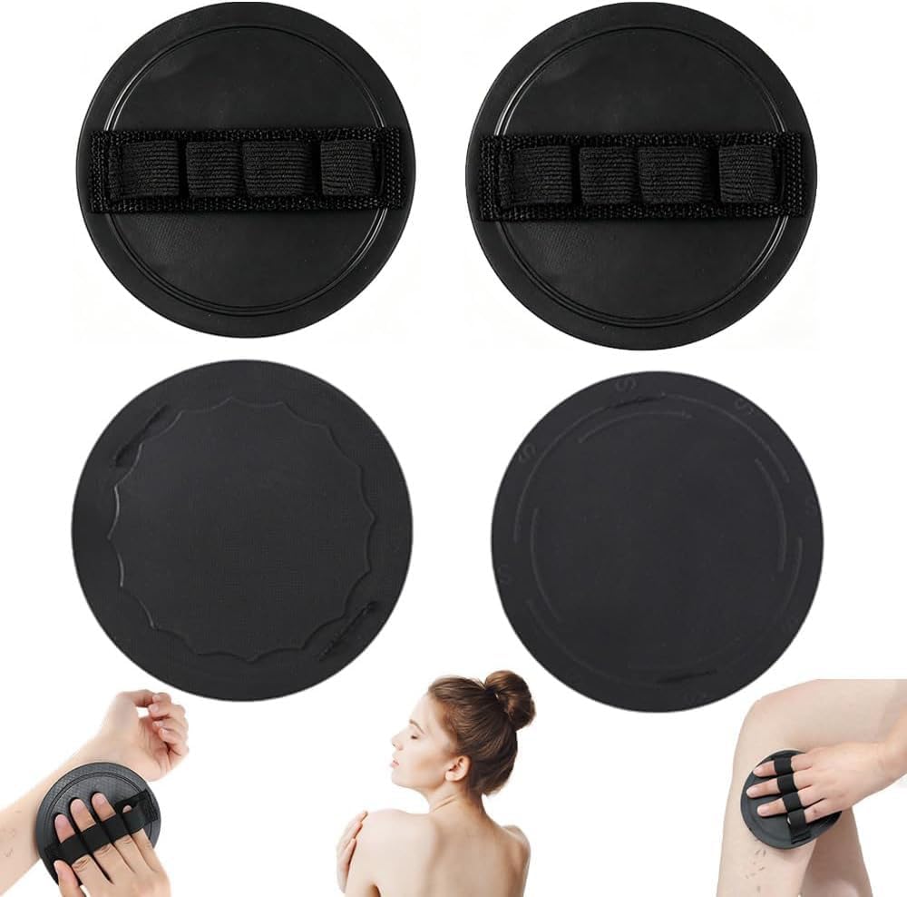 2pcs Exfoliating Glove,Exfoliating Bath Scrubber Glove,Shower, Arms, Legs, Elbows & Feet, Exfoliating Glove