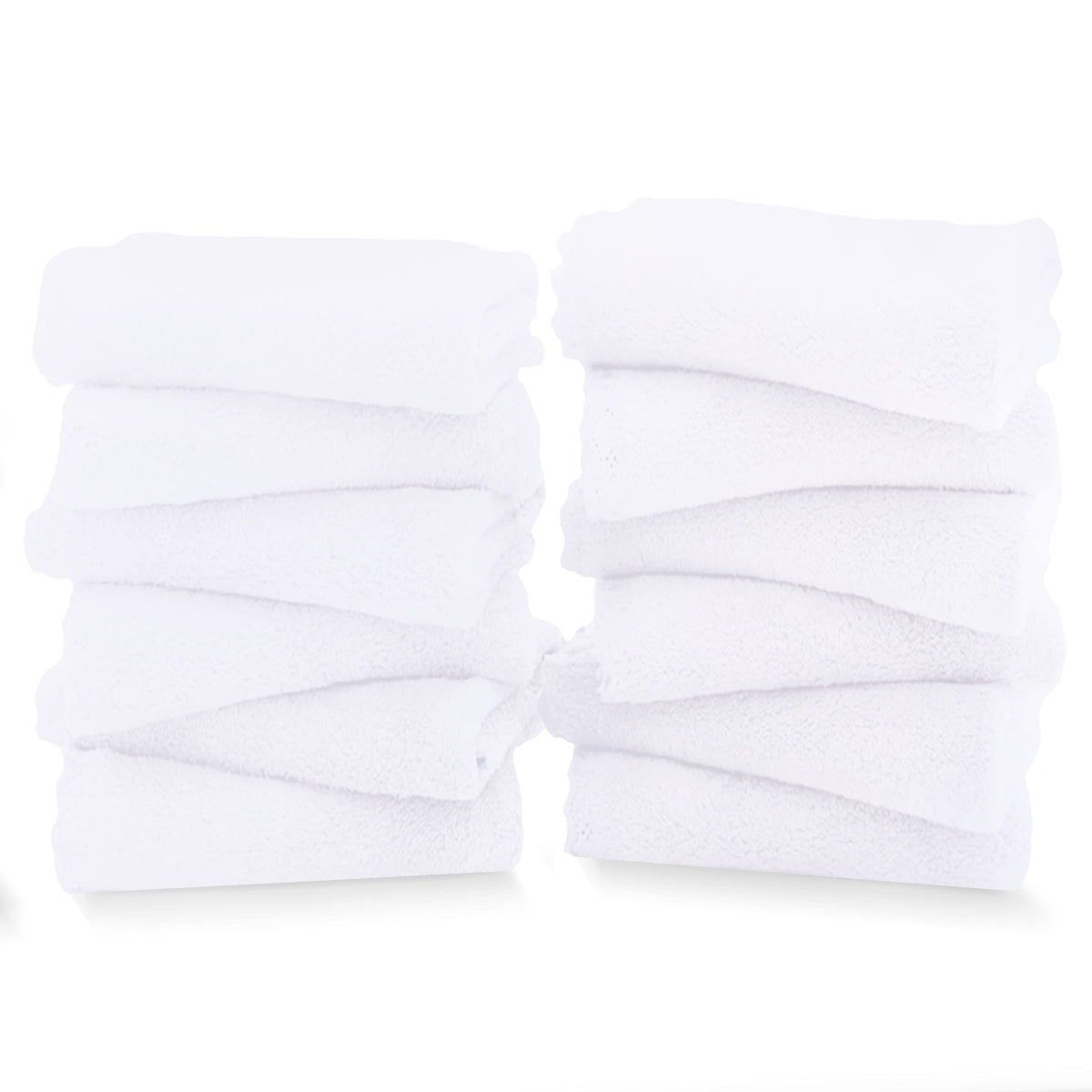 TENSTARS Luxury Silk Hemming Towel Set - Light Thin Quick Drying - 2 Bath Towels 2 Hand Towels 2 Washcloths - Ultra Soft Microfiber, for Bath Fitness, Sports, Yoga, Travel (Dark Grey 6 Pieces)