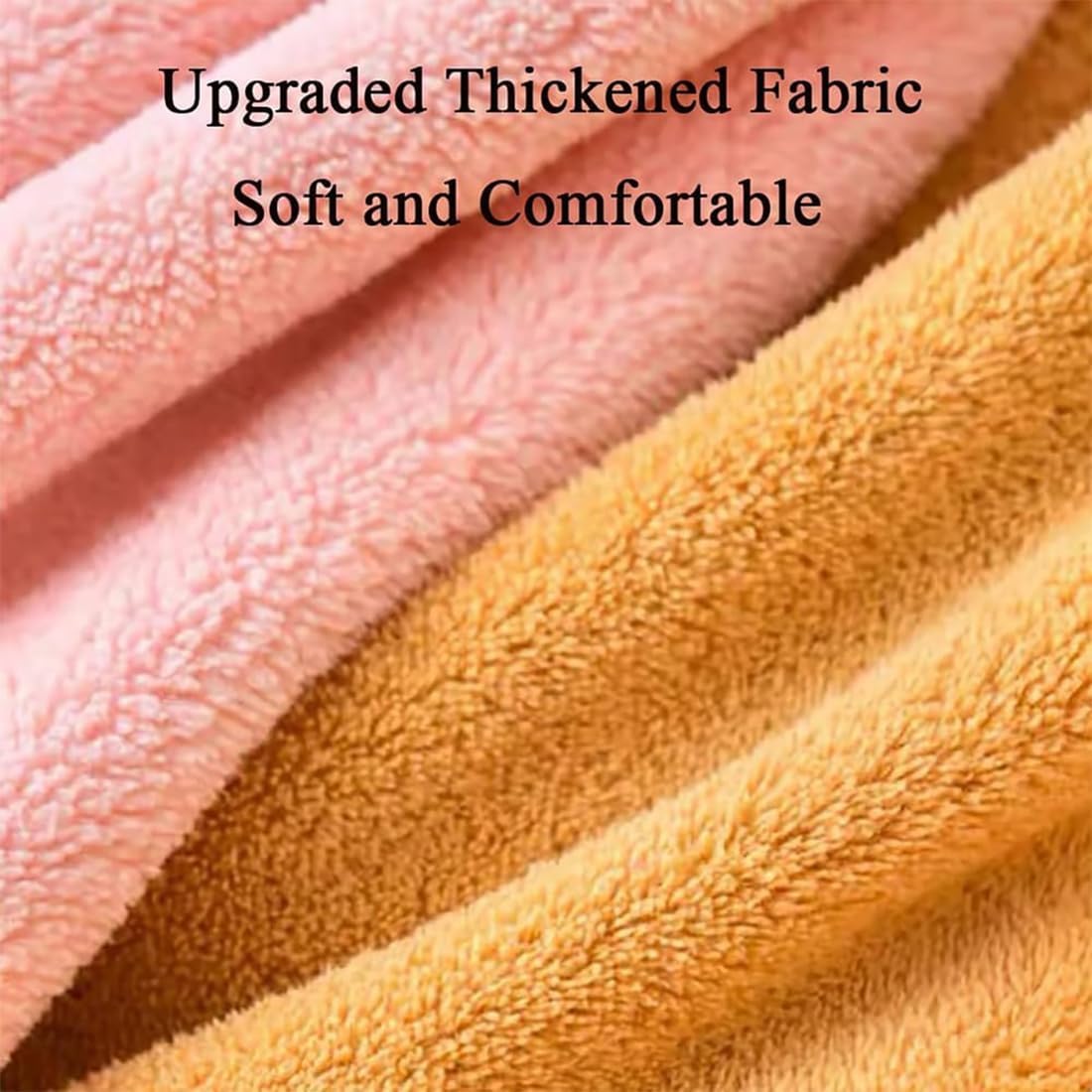 New Super Absorbent Hair Towel Wrap for Wet Hair, Microfiber Super Absorbent Hair Towel Wrap, Soft Absorbent Quick Drying Cap with Bow-Knot, Make Your Hair Smoother and shinier (2Pcs-A)