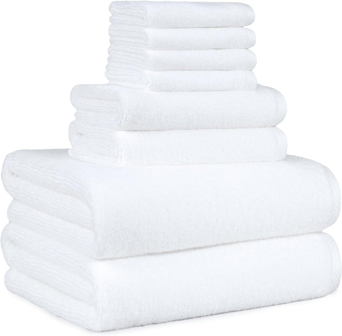 Amazon Basics 2-Piece Quick-Dry Oversize Bath Towel, 100% Cotton, 54" x 30", Lake Blue