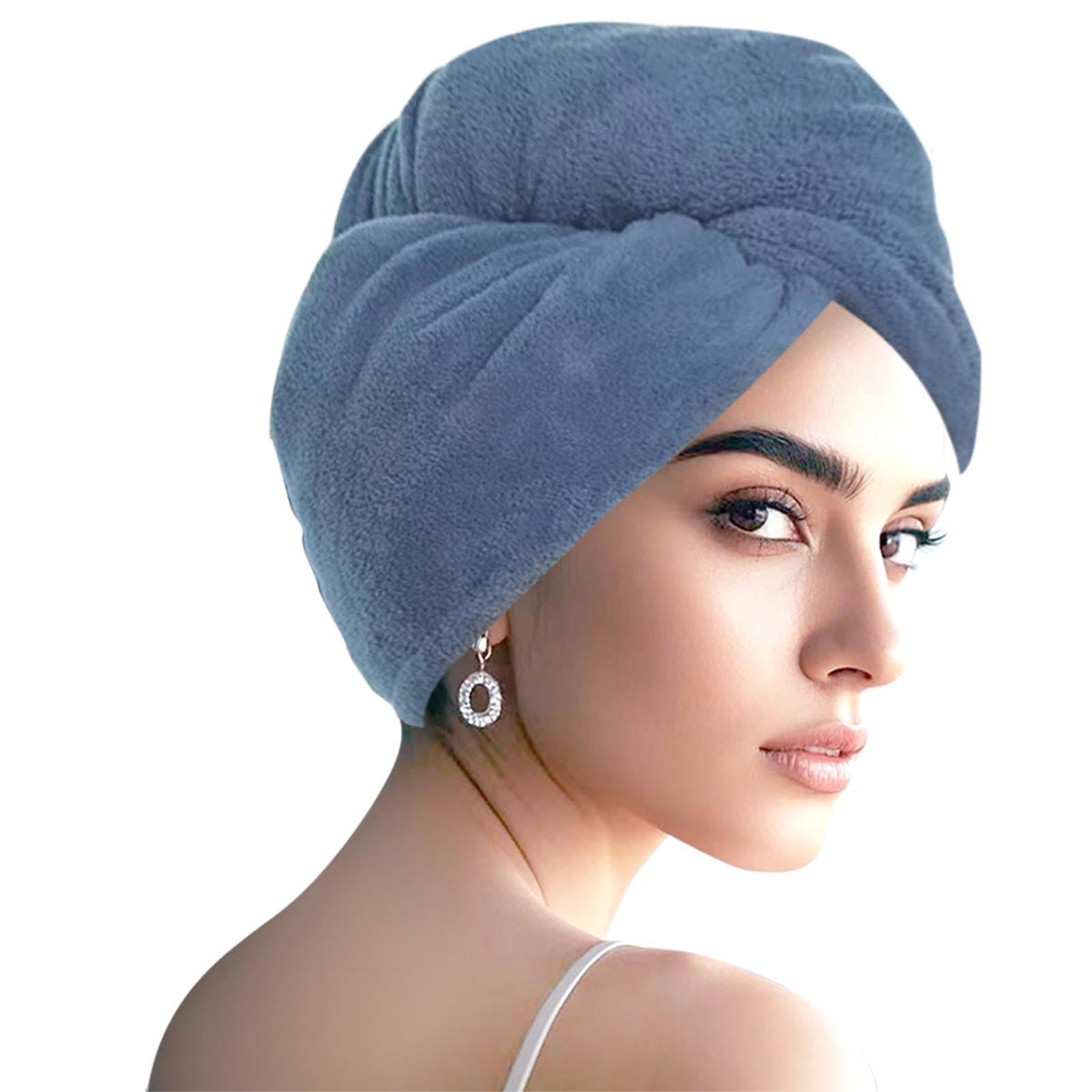Microfiber Hair Drying Towel Wrap,Hair Turbans Towel for Wet Hair