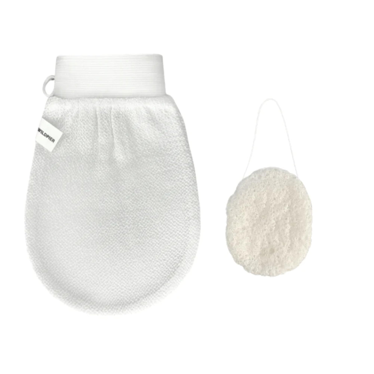 Wildpier Beauty Deep Exfoliating Glove - Biodegradable Viscose, Body Exfoliator Improves Skin Texture, Exfoliating Face Scrub Reduces Acne, Dead Skin Remover for Body, Body Scrubber Exfoliator