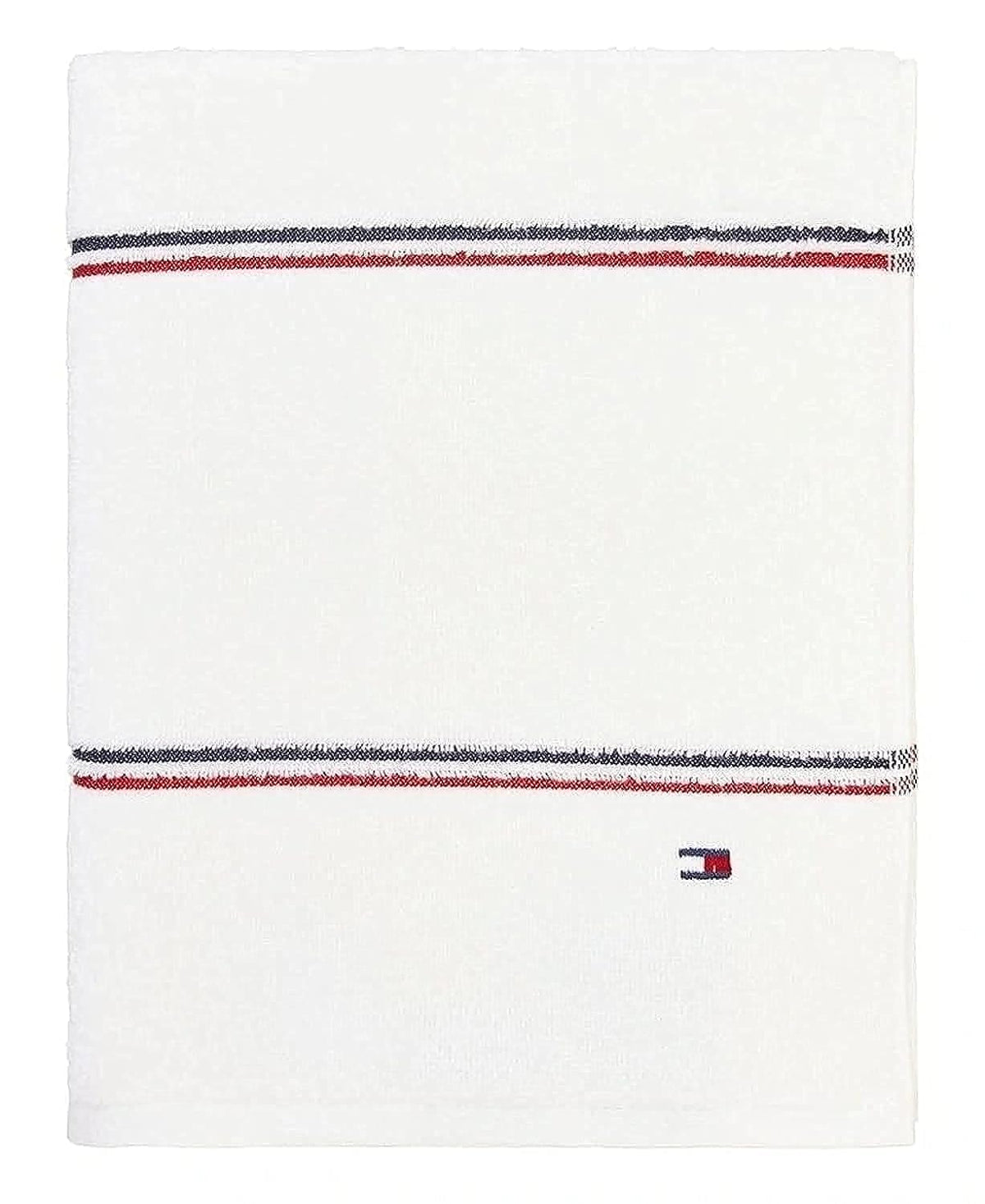 Tommy Hilfiger Modern American Solid Bath Towel, 30 X 54 Inches, 100% Cotton 574 GSM (Peacoat)