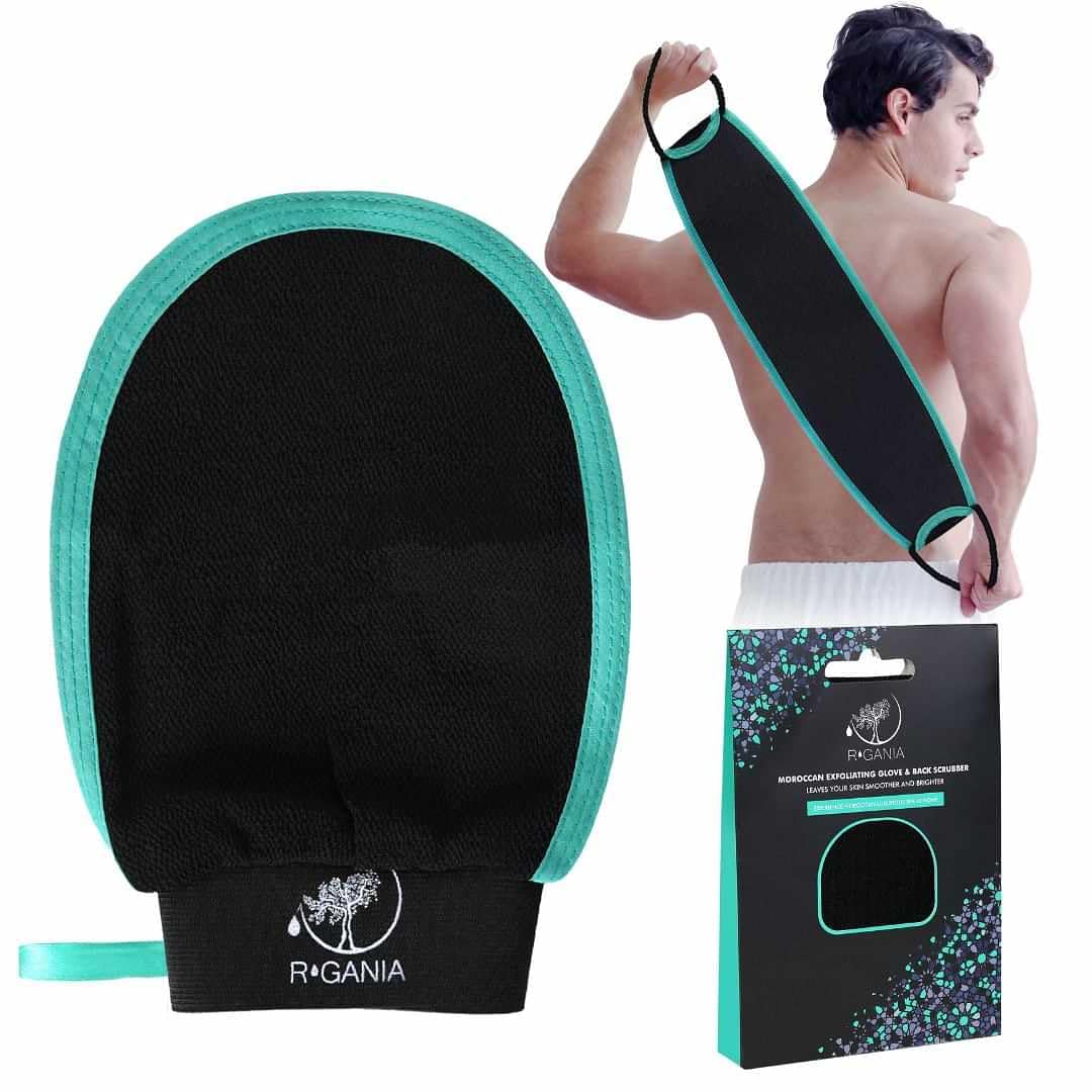 Deep Exfoliating Glove & Back Exfoliator 100% Viscose.