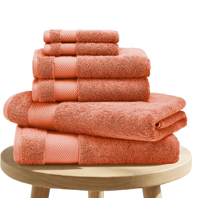BIOWEAVES 100% Organic Cotton 700 GSM Plush Bath Towels 30" x 58" GOTS Certified - White, Pack of 2