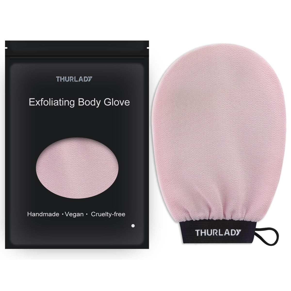 Exfoliating Glove, Korean Exfoliating Mitt, Pink