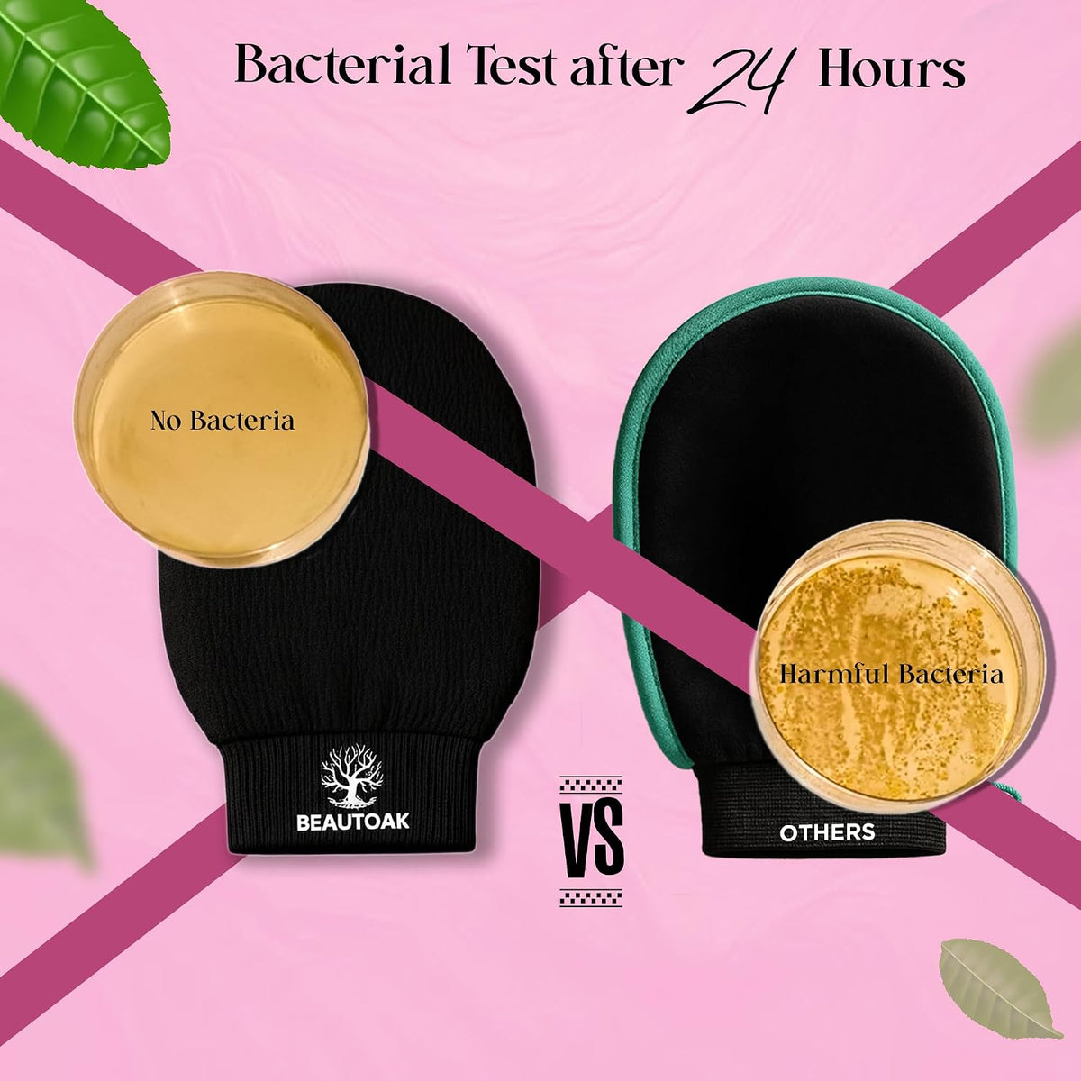 Antimicrobial Korean Exfoliating Mitt for Shower with Smell Protection - Exfoliating Glove Body Scrubber - Skin Exfoliator & Dead Skin Remover for body (1 Pack)