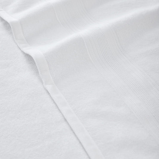 Modern Threads Hotel Collection 6-Pack 100% Ring Spun Cotton, Highly Absorbent Quick Drying Bath Towel Set, White, 27x54