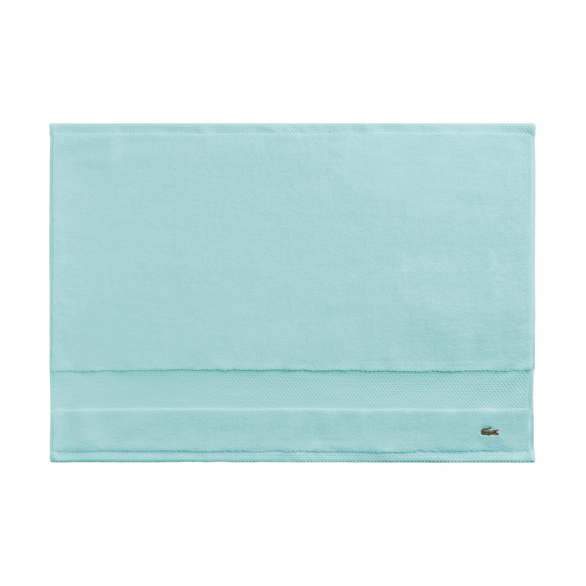 Lacoste Heritage 100% Supima Cotton Bath Towel 30" x 54", Micro Chip