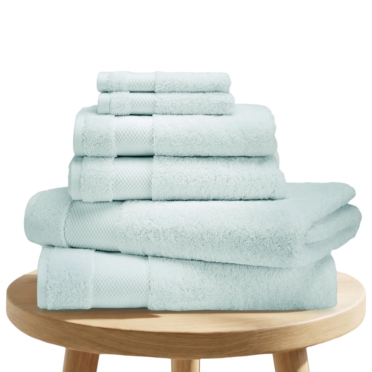 BIOWEAVES 100% Organic Cotton 700 GSM Plush Bath Towels 30" x 58" GOTS Certified - White, Pack of 2