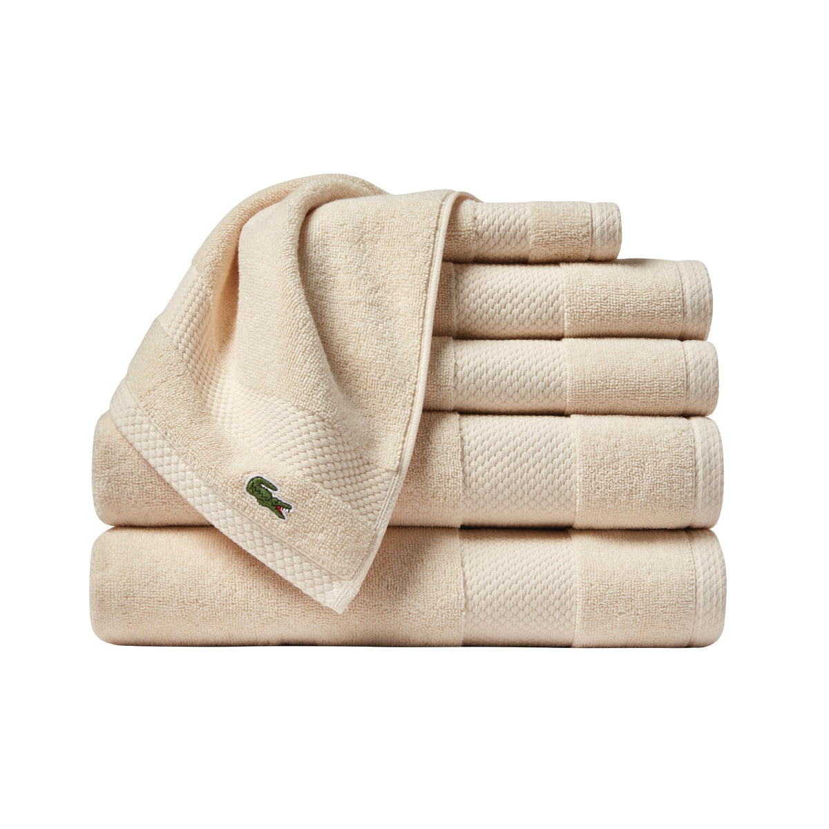 Lacoste Heritage 100% Supima Cotton Bath Towel 30" x 54", Navy