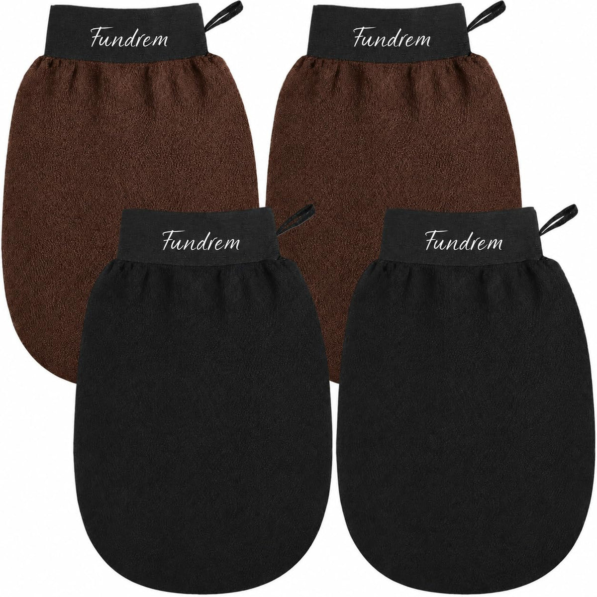 Exfoliating Glove 2 Pack, Korean Exfoliating Mitt, Body Scrubber Exfoliator