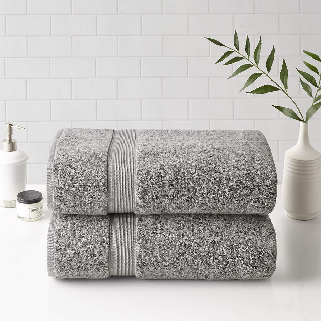 Madison Park 800GSM 100% Cotton Bathroom Bath Towel Set of 8, Cream