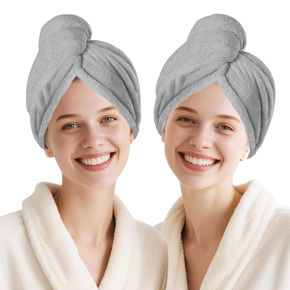 Microfiber Hair Drying Towel Wrap,Hair Turbans Towel for Wet Hair