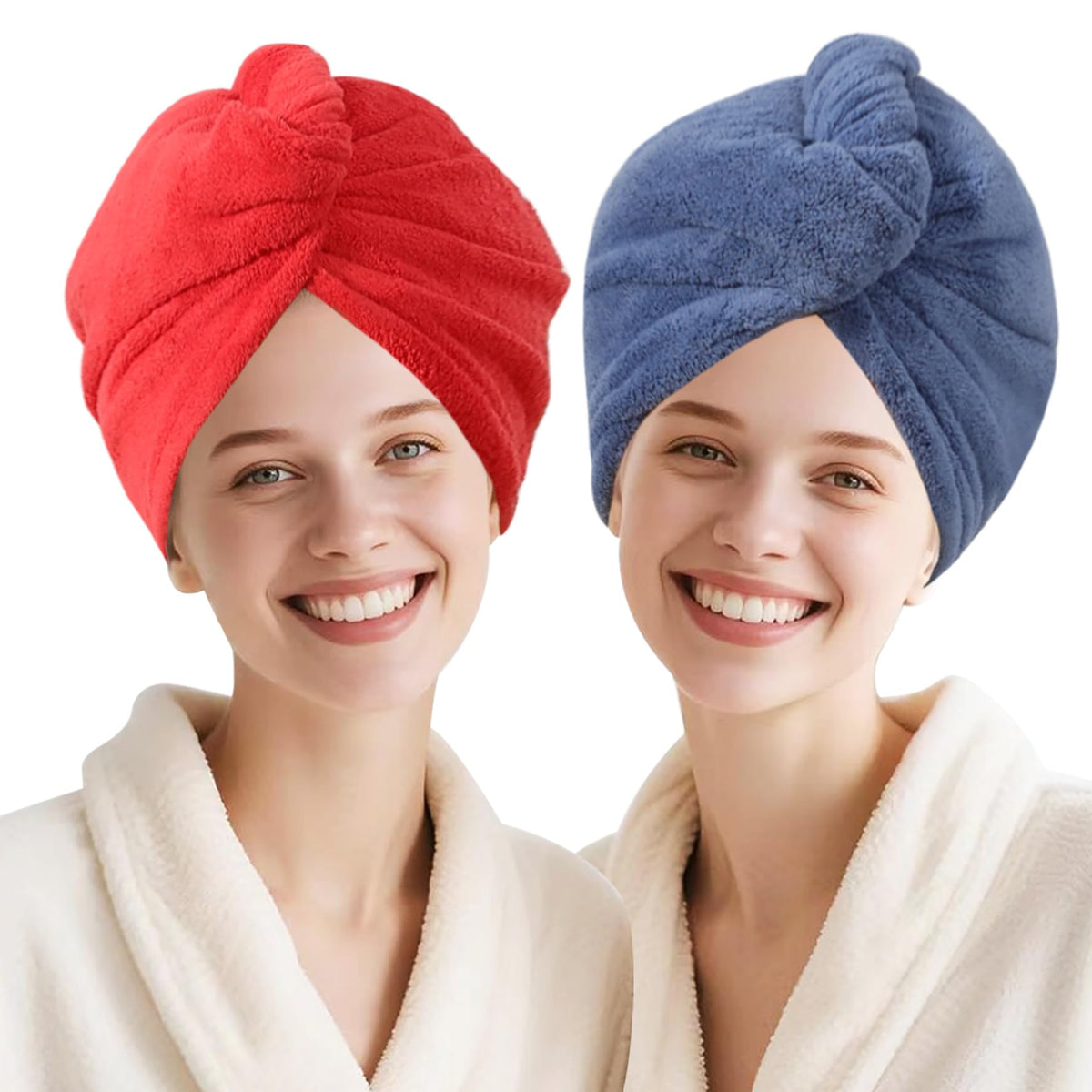 Microfiber Hair Drying Towel Wrap,Hair Turbans Towel for Wet Hair