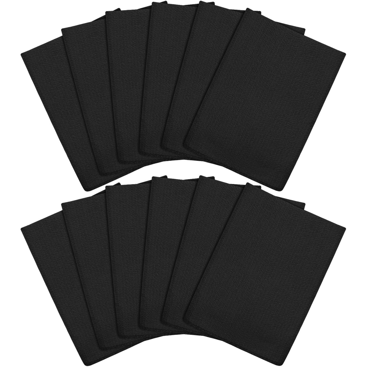 Tatuo 12 Pack Korean Exfoliating Mitts, Body Scrub, 8 x 5.5 in, 4 Colors