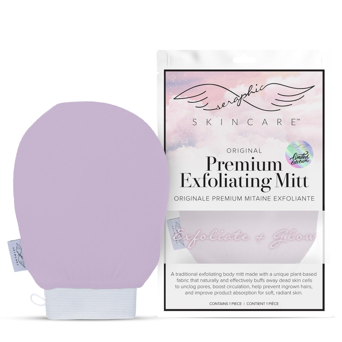 Original Premium Exfoliating Glove for Body 2pc - Body Scrubber Exfoliator