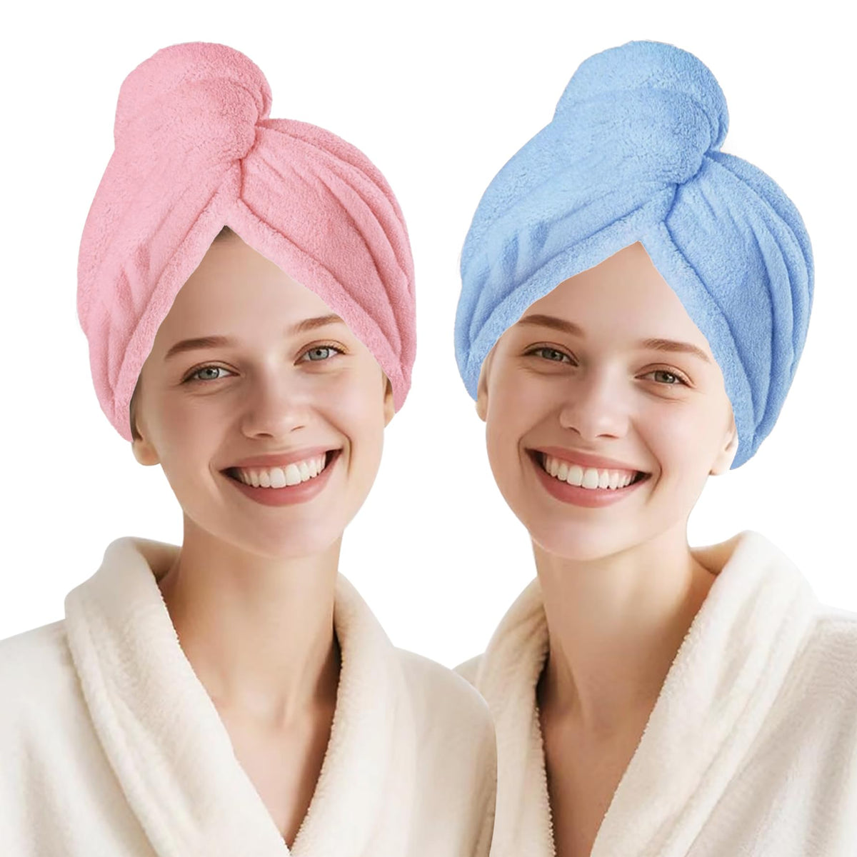 Microfiber Hair Drying Towel Wrap,Hair Turbans Towel for Wet Hair