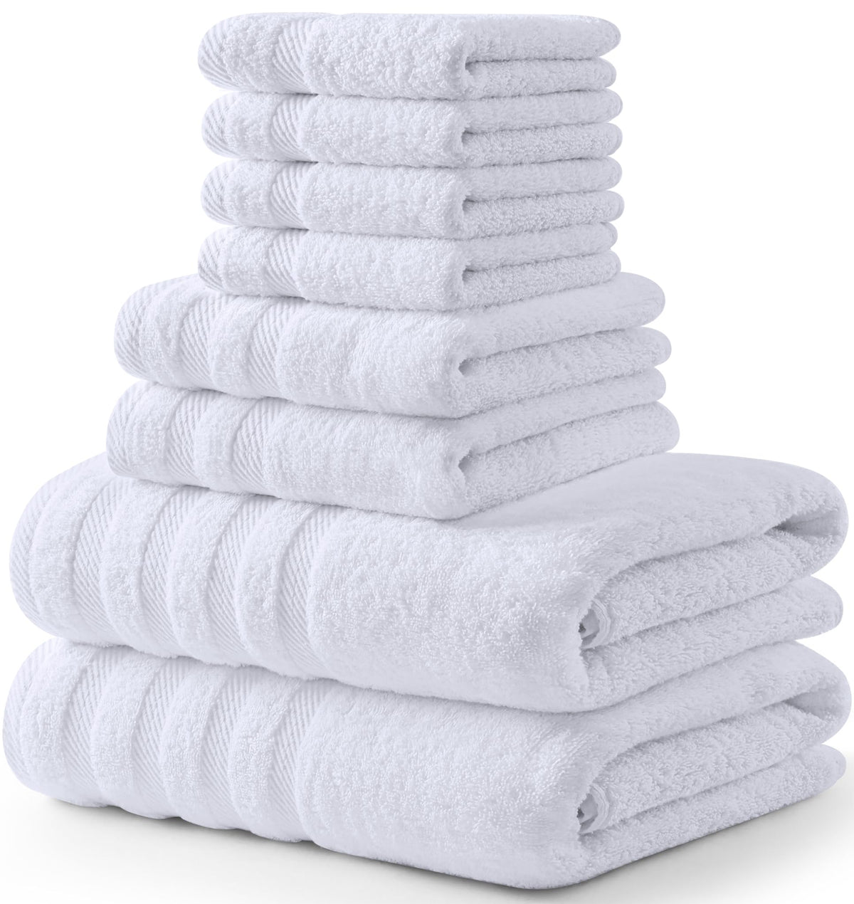 Utopia Towels 4 Pack XL Bath Towels, 30x60 in, Cotton, Grey
