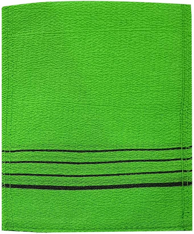 Korean Italy Towel Genuine Korean Exfoliating Scrub Bath Mitten 20Pcs Green