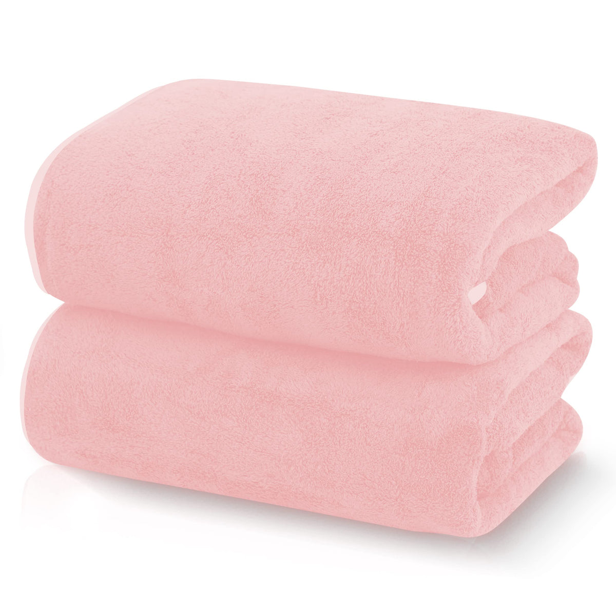 TENSTARS Luxury Silk Hemming Towel Set - Light Thin Quick Drying - 2 Bath Towels 2 Hand Towels 2 Washcloths - Ultra Soft Microfiber, for Bath Fitness, Sports, Yoga, Travel (Dark Grey 6 Pieces)