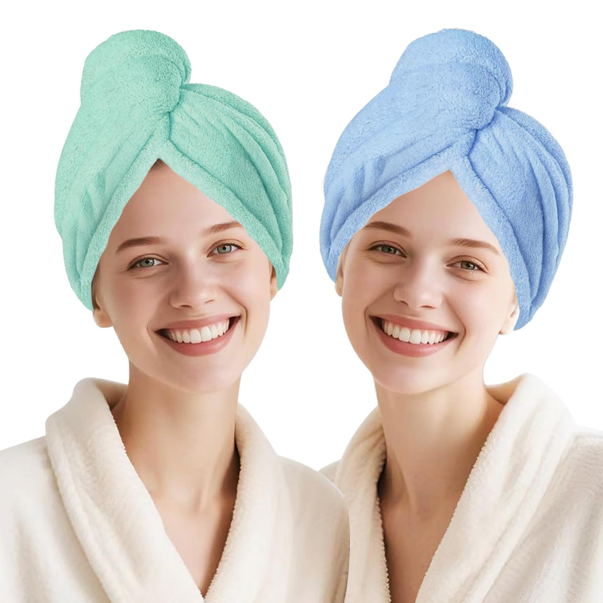 Microfiber Hair Drying Towel Wrap,Hair Turbans Towel for Wet Hair