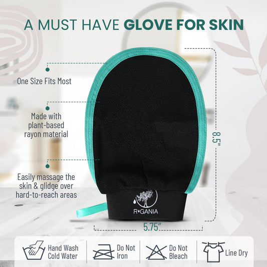Deep Exfoliating Glove & Back Exfoliator 100% Viscose.