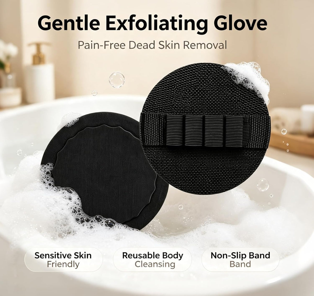 No Pain Exfoliating Glove, Exfoliating Glove