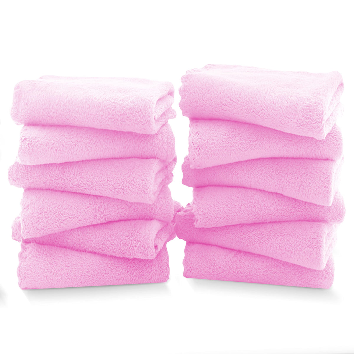 TENSTARS Luxury Silk Hemming Towel Set - Light Thin Quick Drying - 2 Bath Towels 2 Hand Towels 2 Washcloths - Ultra Soft Microfiber, for Bath Fitness, Sports, Yoga, Travel (Dark Grey 6 Pieces)