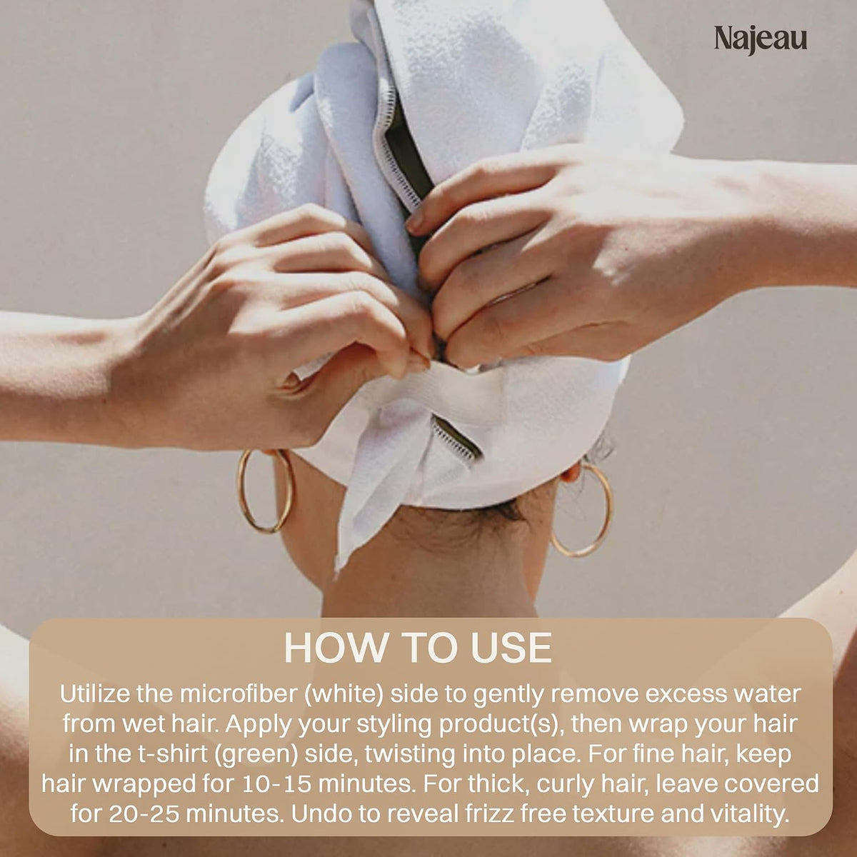 Hair Towel by NAJEAU