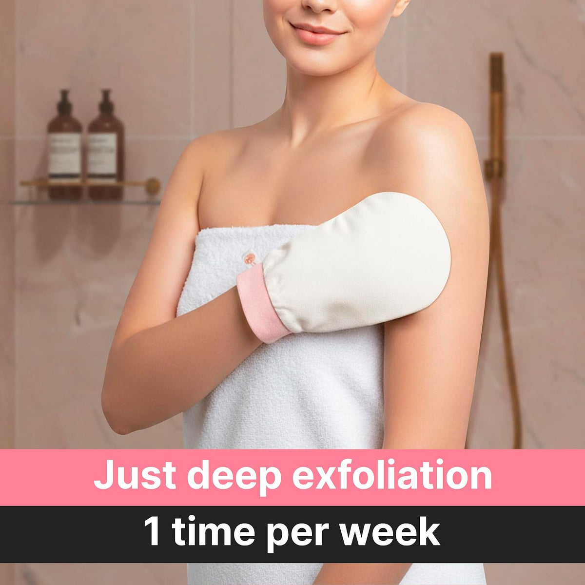 Vegan Silk Exfoliating Gloves Set (2 Pack) – Korean Spa Body Scrubber Mitt for Dead Skin & Ingrown Hair | Gift for Smooth Glowing Skin