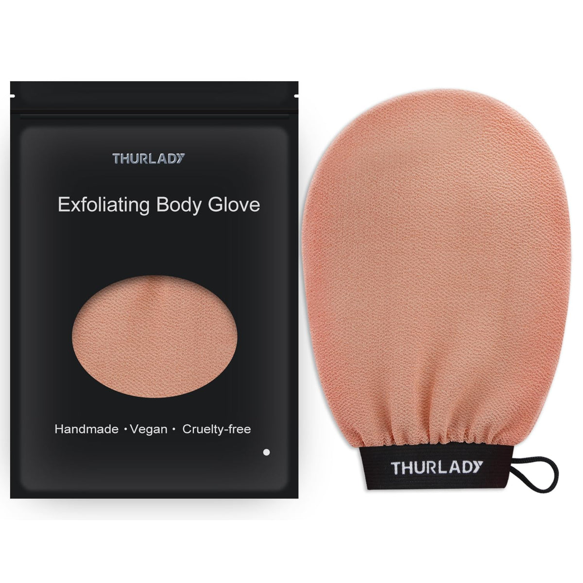 Exfoliating Glove, Korean Exfoliating Mitt, Pink
