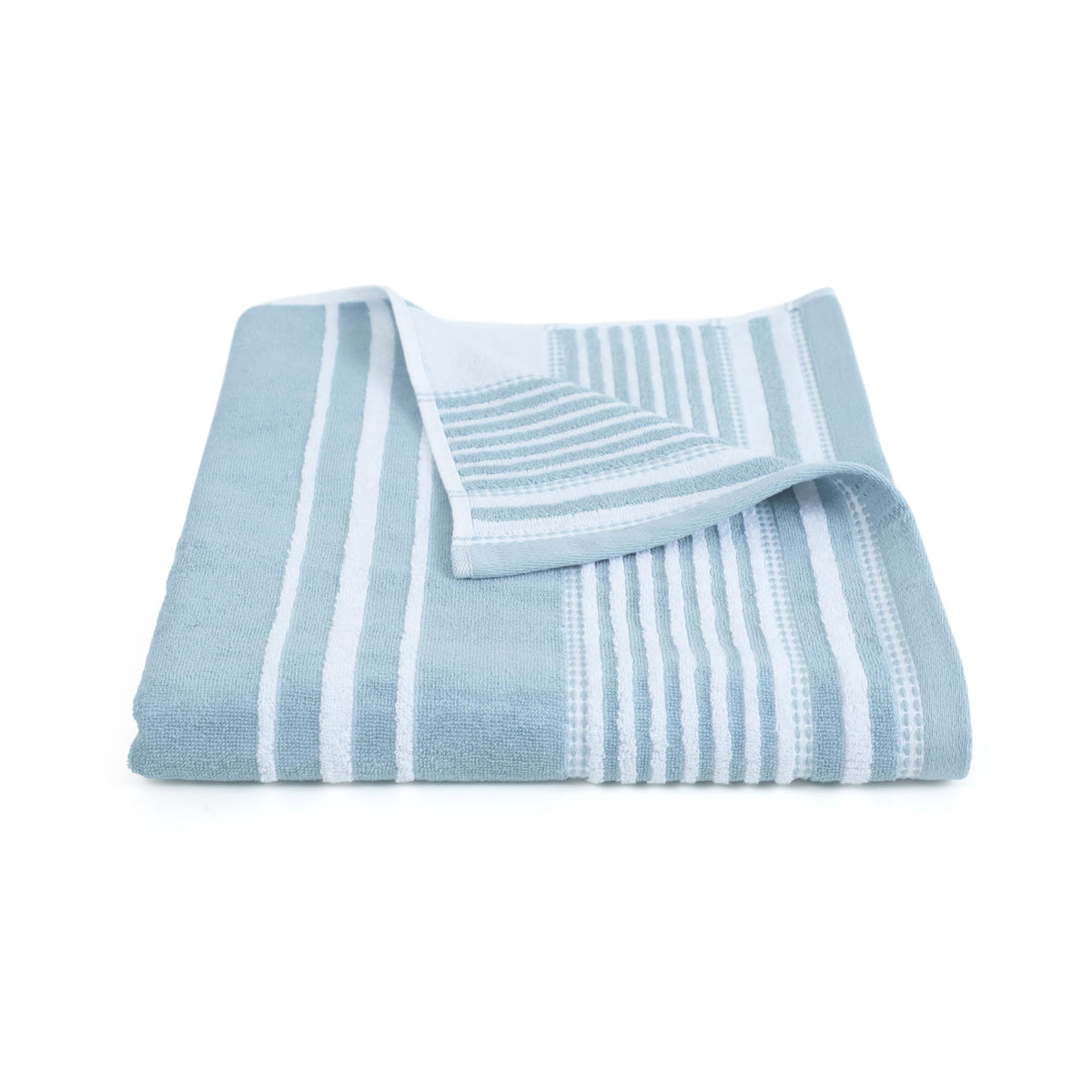 Martex Restore Sculpted Stripe Bath Towel – Soft, Absorbent, Moisture-Wicking and Quick to Dry – Lightweight for Everyday Use – Comfortable Feel with Convenient Loop for Hanging – 30" x 56" – Tan