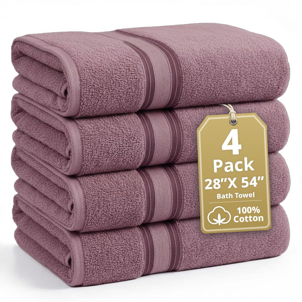LANE LINEN Bath Towel Set 100% Cotton 18 Piece Soft Absorbent - Grey