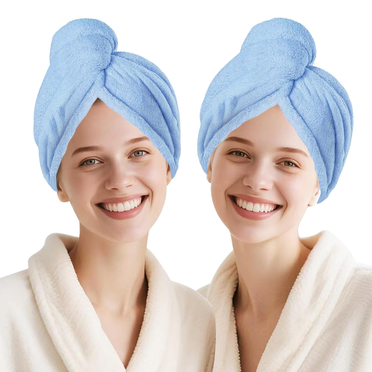 Microfiber Hair Drying Towel Wrap,Hair Turbans Towel for Wet Hair