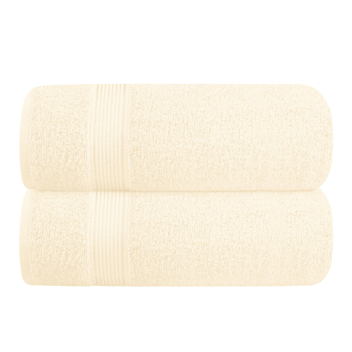 Belizzi Home Cotton 2 Pack Oversized Bath Towel Set 28x55 inches, Large Bath Towels, Ultra Absorbant Compact Quickdry & Lightweight Towel, Ideal for Gym Travel Camp Pool - Black