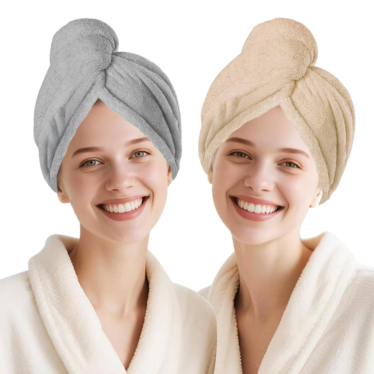 Microfiber Hair Drying Towel Wrap,Hair Turbans Towel for Wet Hair