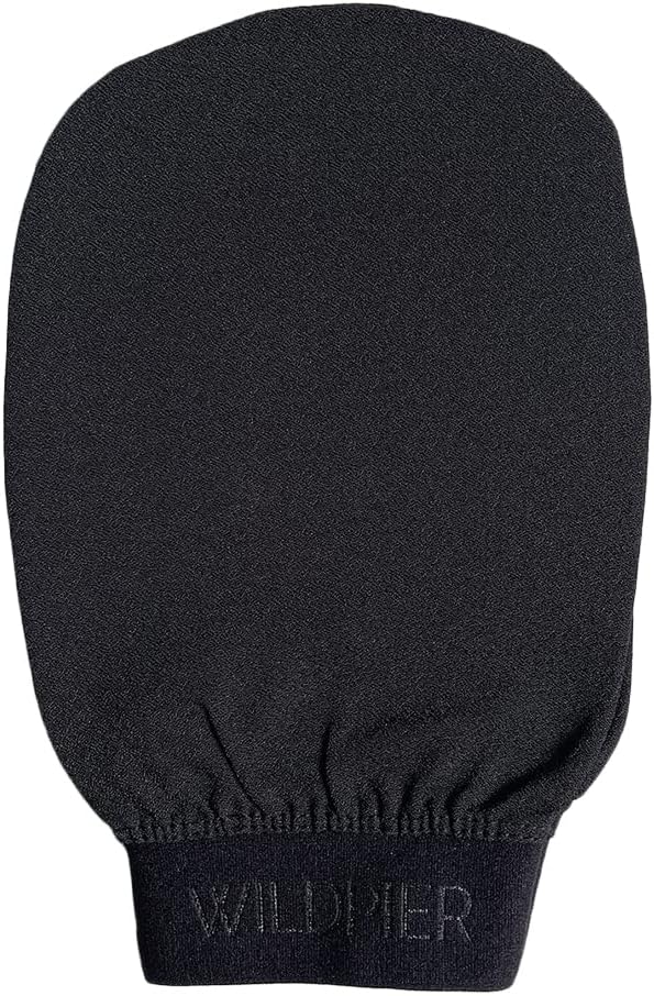 Wildpier Beauty Deep Exfoliating Glove - Biodegradable Viscose, Body Exfoliator Improves Skin Texture, Exfoliating Face Scrub Reduces Acne, Dead Skin Remover for Body, Body Scrubber Exfoliator
