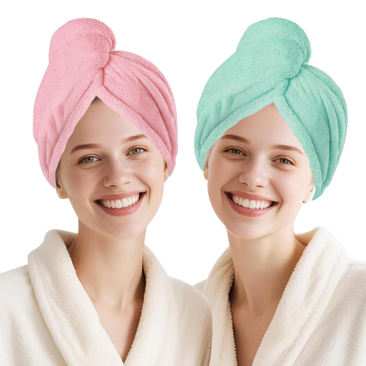 Microfiber Hair Drying Towel Wrap,Hair Turbans Towel for Wet Hair