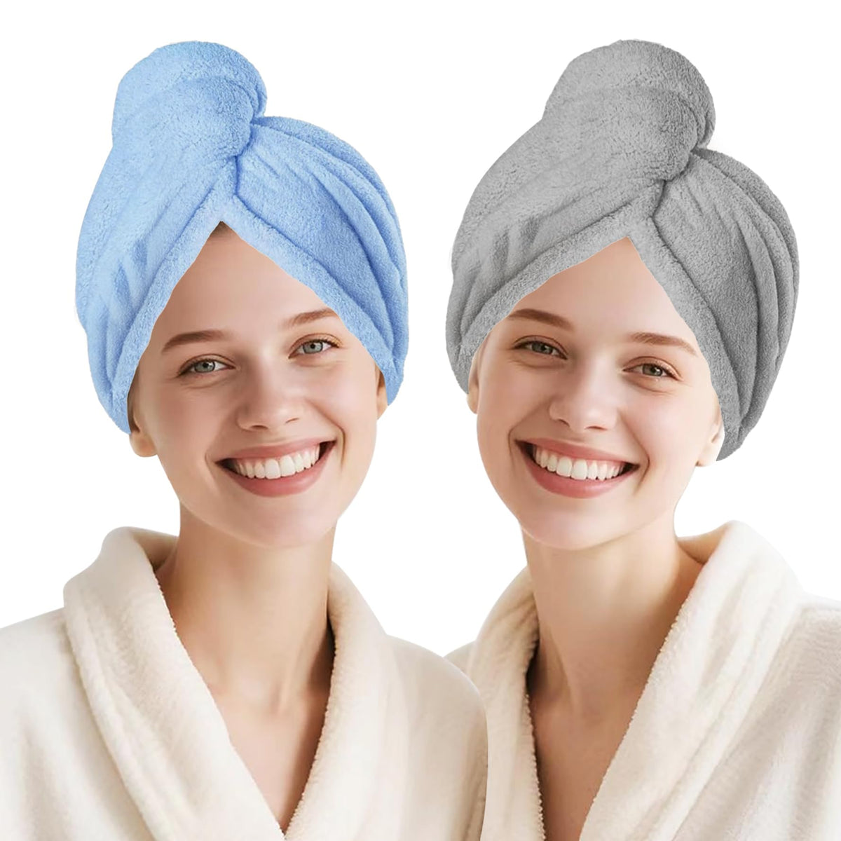 Microfiber Hair Drying Towel Wrap,Hair Turbans Towel for Wet Hair